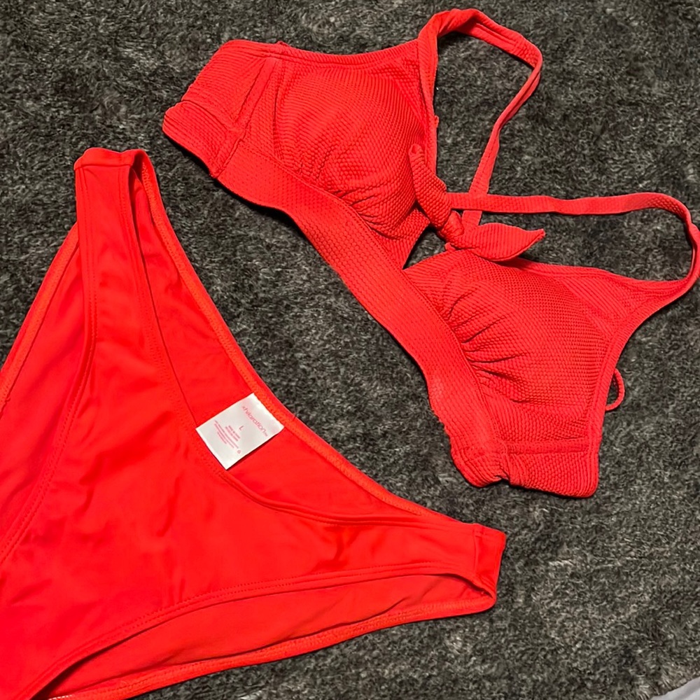 Red bikini